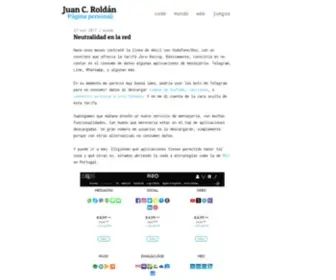 Juancroldan.com(Blog) Screenshot