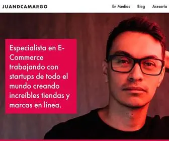 Juandcamargo.com(Juan David Camargo) Screenshot