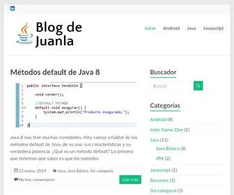 Juanjavierrg.com(Blog de Juanla) Screenshot