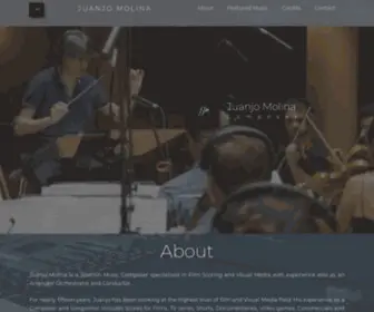 Juanjomolinacomposer.com(Juanjo Molina) Screenshot