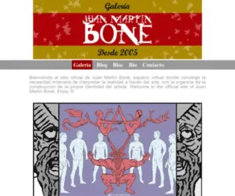 Juanmartinbone.com(Artistas) Screenshot