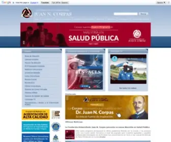 Juanncorpas.edu.co(Inicio) Screenshot
