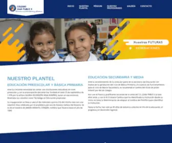 Juanpabloii.edu.co(Colegio Juan Pablo II) Screenshot