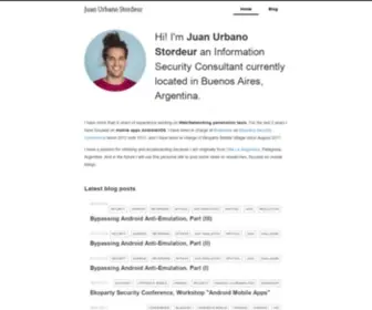 Juanurs.com(Juan Urbano Stordeur) Screenshot