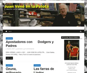 Juanvene.com(Juan Vené en la Pelota) Screenshot
