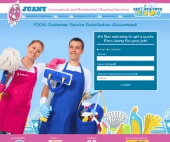 Juanycleaningservice.com(Commercial and Residential Cleaning Services) Screenshot