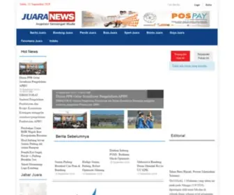 Juaranews.com(JuaraNews Inspirasi Semangat Muda) Screenshot