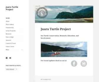 Juaraturtleproject.com(Juara Turtle Project) Screenshot