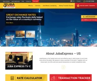 Jubaexpress.com(About JubaExpress) Screenshot