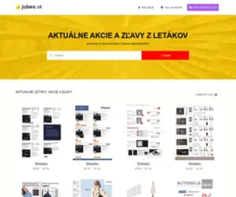 Jubeo.sk(Aktuálne akcie) Screenshot