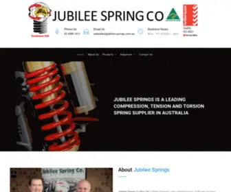 Jubilee-Springs.com.au(Spring Manufacturers & Wholesalers Australia) Screenshot