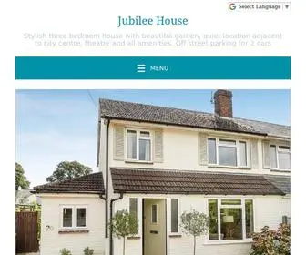 Jubileechichester.co.uk(Stylish three bedroom house with beautiful garden) Screenshot