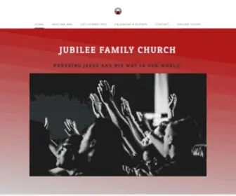 Jubileefc.com(JUBILEE FAMILY CHURCH) Screenshot