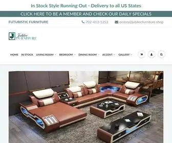 Jubileefurniturelv.com(Futuristic Furniture) Screenshot