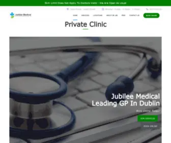 Jubileemedical.ie(Jubilee medical centre) Screenshot