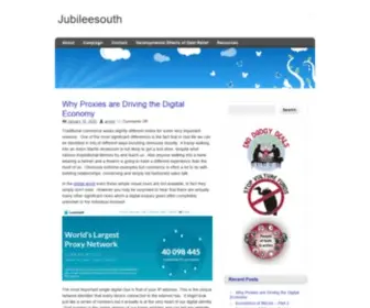 Jubileesouth.org(A Better Life) Screenshot