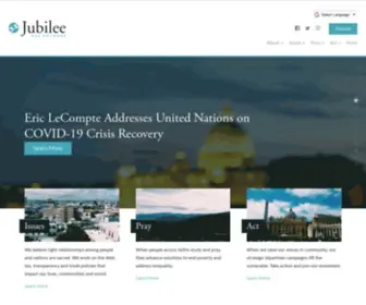 Jubileeusa.org(Jubilee usa) Screenshot