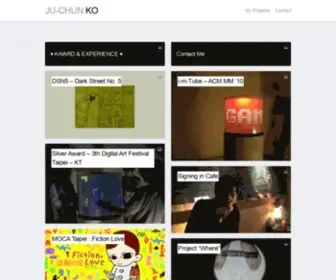 Juchunko.com(JU-CHUN KO) Screenshot