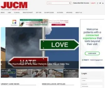 Jucm.com(The Journal of Urgent Care Medicine) Screenshot