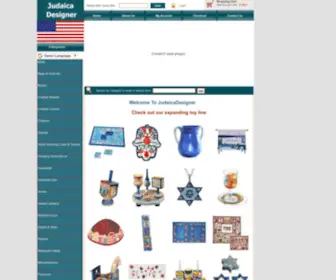 Judaicadesigner.com(The website that sells all of Yair Emanuel items in America) Screenshot