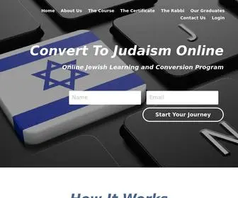 Judaismcourse.com(Convert To Judaism Online) Screenshot