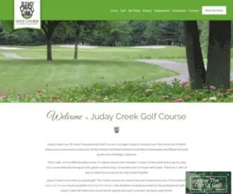 Judaycreek.com(Golf Course near South Bend) Screenshot