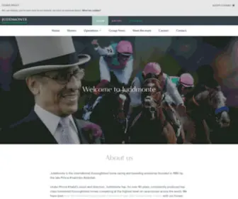 Juddmonte.com(Juddmonte Farms) Screenshot