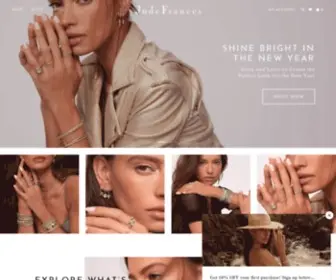 Judefrances.com(Designer Fine Jewelry) Screenshot