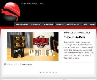 Judge-Fredd.fr(La prose de Judge Fredd) Screenshot