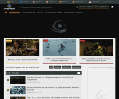 Judgehype.com(Guides et news pour les jeux Blizzard) Screenshot