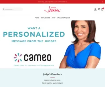 Judgejeanine.store(Shop with Judge Jeanine) Screenshot