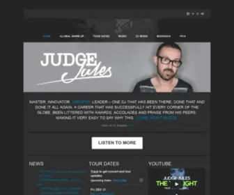 Judgejules.net(The Official Judge Jules Site) Screenshot