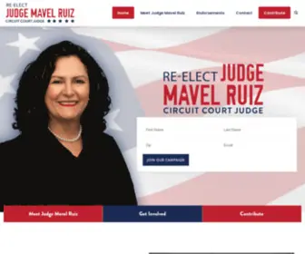 Judgemavelruiz.com(Re-Elect Judge Mavel Ruiz, Circuit Court Judge) Screenshot