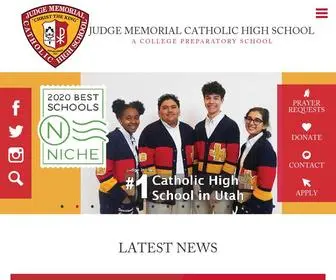 Judgememorial.com(Judge Memorial Catholic High School) Screenshot