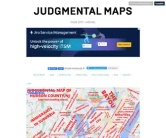 Judgmentalmaps.com(JUDGMENTAL MAPS) Screenshot