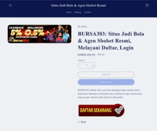Judi-Bola.com Screenshot