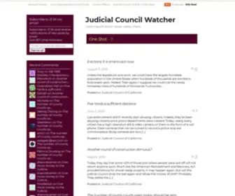 Judicialcouncilwatcher.com(Judicial Council Watcher) Screenshot