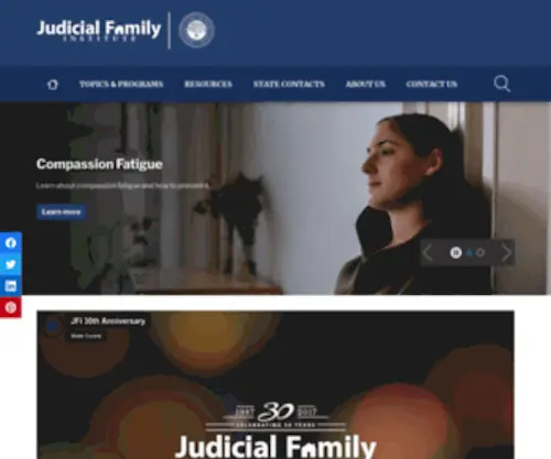 Judicialfamilyinstitute.org(Judicial Family Institute) Screenshot