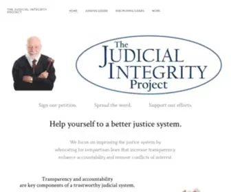 Judicialintegrity.org(THE JUDICIAL INTEGRITY PROJECT) Screenshot