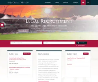 Judicialreview.co.uk(Legal Jobs Recruitment Specialist) Screenshot