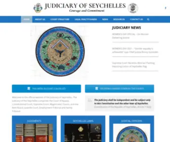 Judiciary.sc(The Judiciary of Seychelles) Screenshot