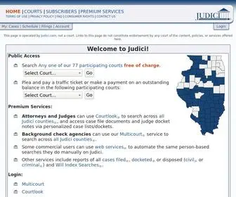 Judici.com(Judici Welcome Page) Screenshot