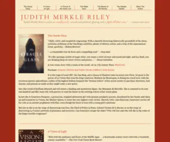 Judith.com(The Historical Novels of Judith Merkle Riley) Screenshot