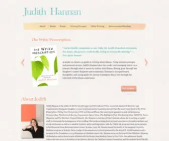 Judithhannanwrites.com(Judith Hannan Writes) Screenshot