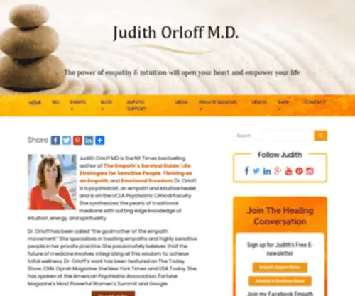 Judithorloff.com(Judith Orloff MD) Screenshot
