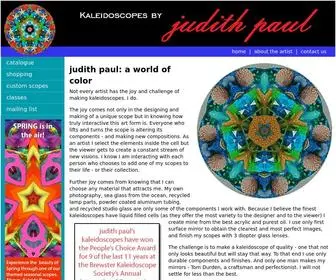 Judithpaul.com(Kaleidoscopes by Judith Paul) Screenshot