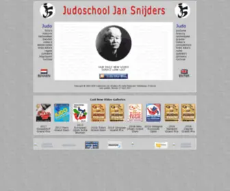 Judo-SnijDers.nl(Complete judo information and judo video site on techniques) Screenshot