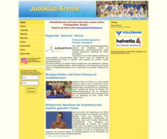 Judoklubkrems.at(Judoklubkrems) Screenshot