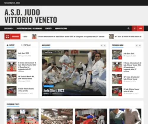 Judovittorioveneto.net(Judo Vittorio Veneto) Screenshot