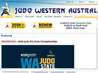 Judowa.org.au(Judo Western Australia (Inc.)) Screenshot